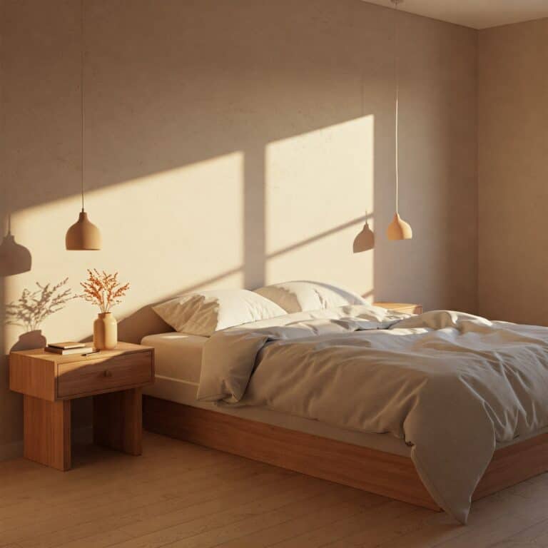Minimalistyczna sypialnia: Oaza spokoju i harmonii