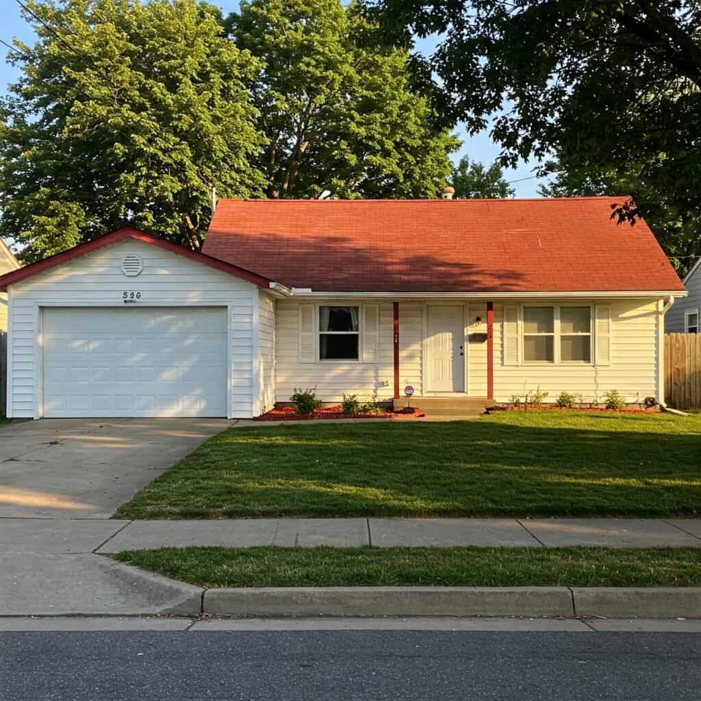 projekt domu parterowego,dom parterowy,dom z garażem