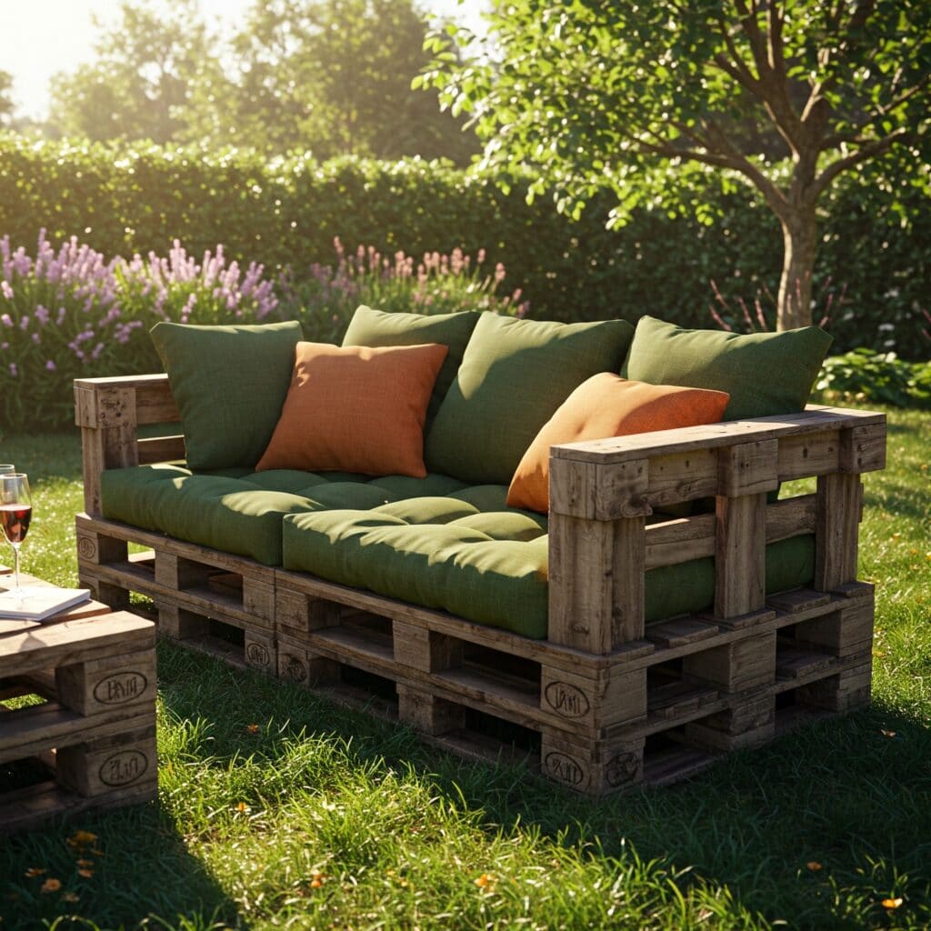 Meble ogrodowe z palet