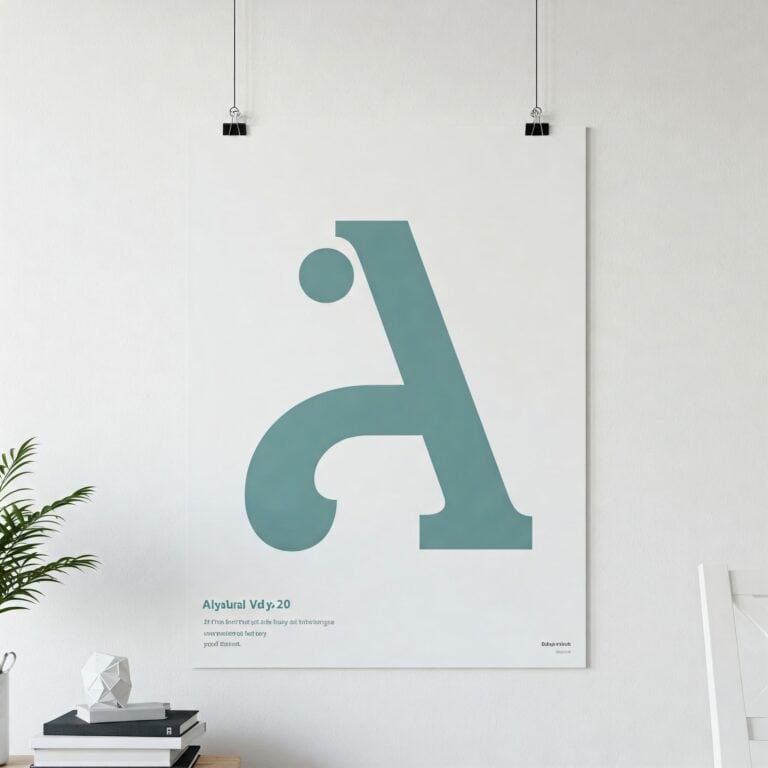 Plakaty typograficzne – Stylowy i osobisty akcent we wnętrzu.