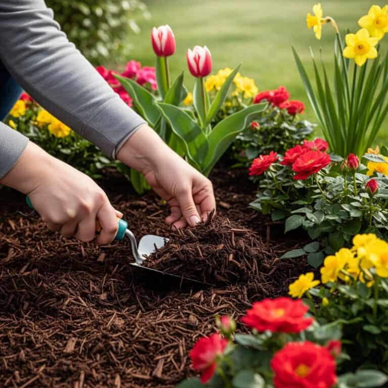 Jak prawidłowo ściółkować rabaty? Kora, agrowłóknina czy coś innego?