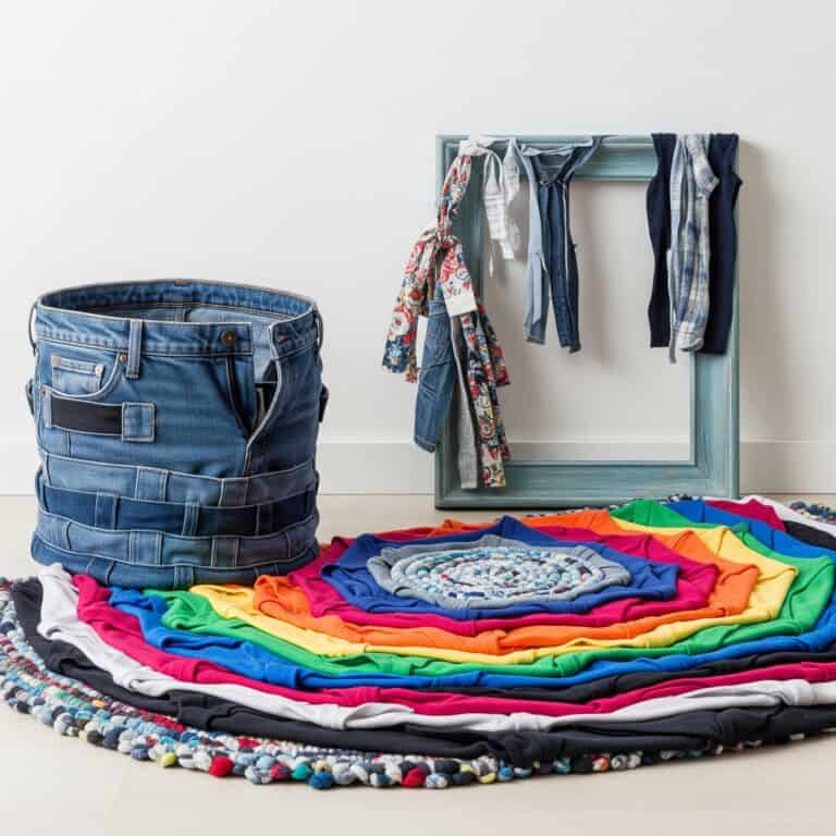 Upcykling ubrań – Jak przerobić stare dżinsy czy koszulki na coś nowego do domu?