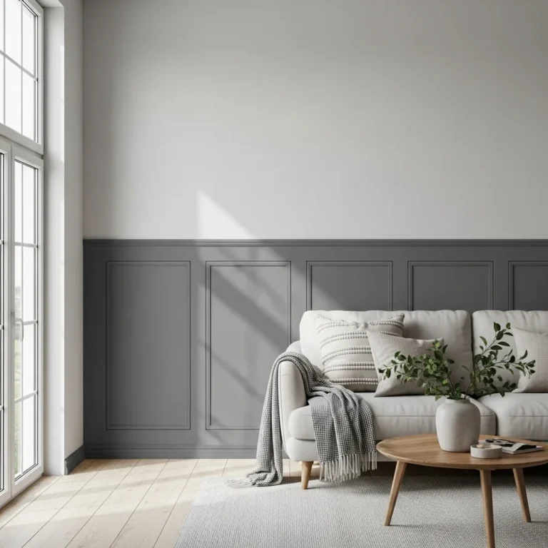 Boazeria pomalowana na szaro – ponadczasowy hit, który odmieni każde wnętrze.