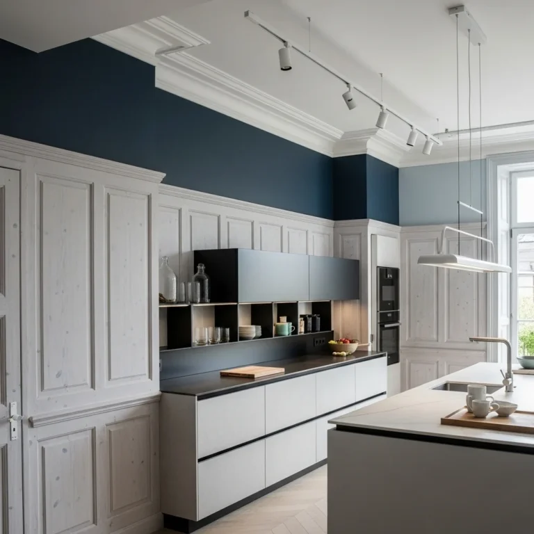 Nowoczesna kuchnia w boazerii? Inspiracje, które udowadniają, że to możliwe.