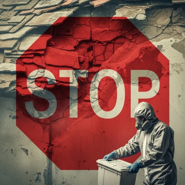 Utylizacja azbestu cena za m3 i dlaczego nigdy nie wolno usuwać go samodzielnie?