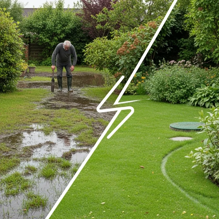 Osuszanie podmokłych terenów w ogrodzie: Od drenażu francuskiego po studnie chłonne. Praktyczne rozwiązania.