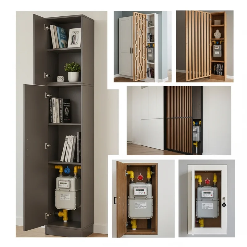 Szafki i zabudowy do ukrycia licznika gazu: od klasycznych po nowoczesne rozwiązania z łatwym dostępem.