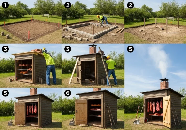 Montaż wędzarni krok po kroku: od fundamentów po pierwsze wędzenie.