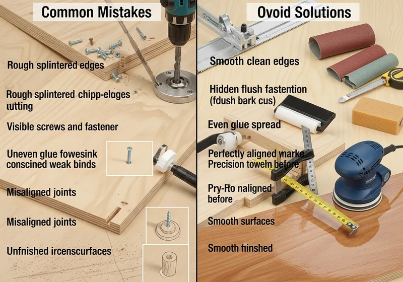 Częste błędy przy obróbce sklejki i sposoby ich unikania.