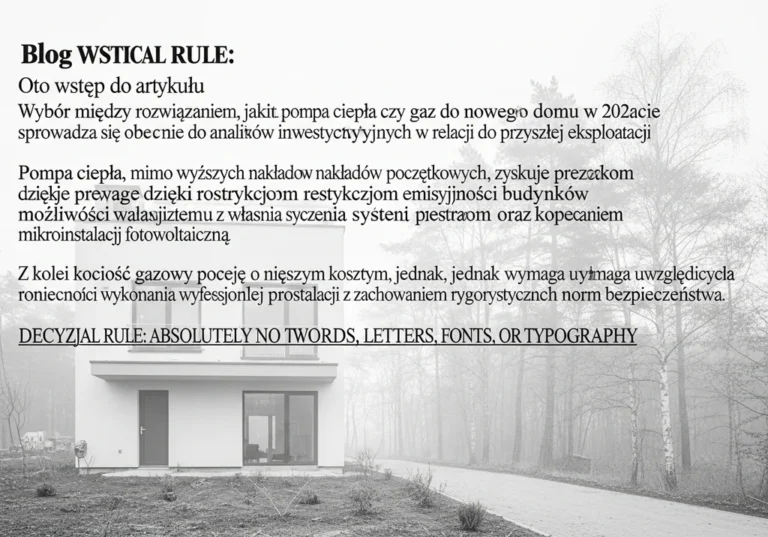 Nowoczesny dom jednorodzinny w otoczeniu drzew, ilustrujący wybór systemu grzewczego.